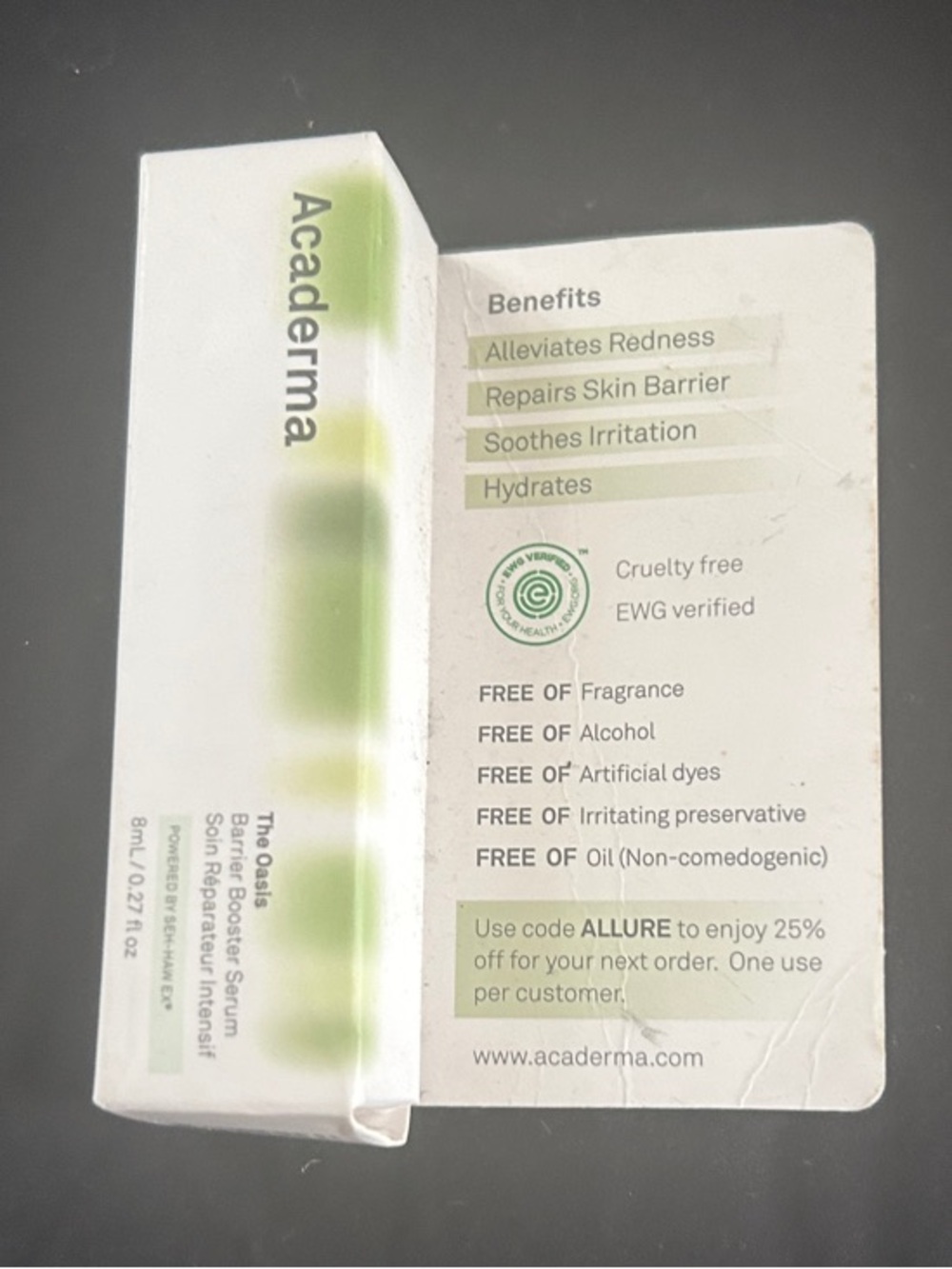 Acaderma Skincare Sample
